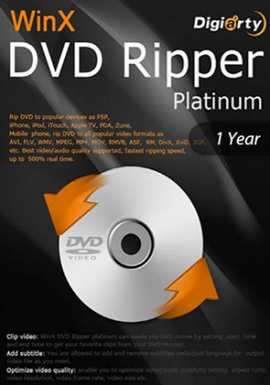 WinX DVD Ripper-  1 Year Key